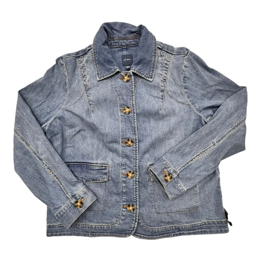 Blazer By J. Jill In Blue Denim, Size:M