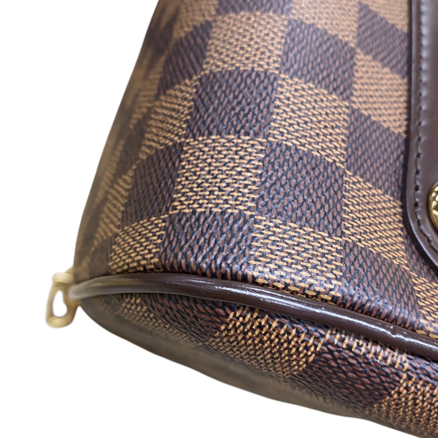 Handbag Luxury Designer By Louis Vuitton In Brown, Size:Medium