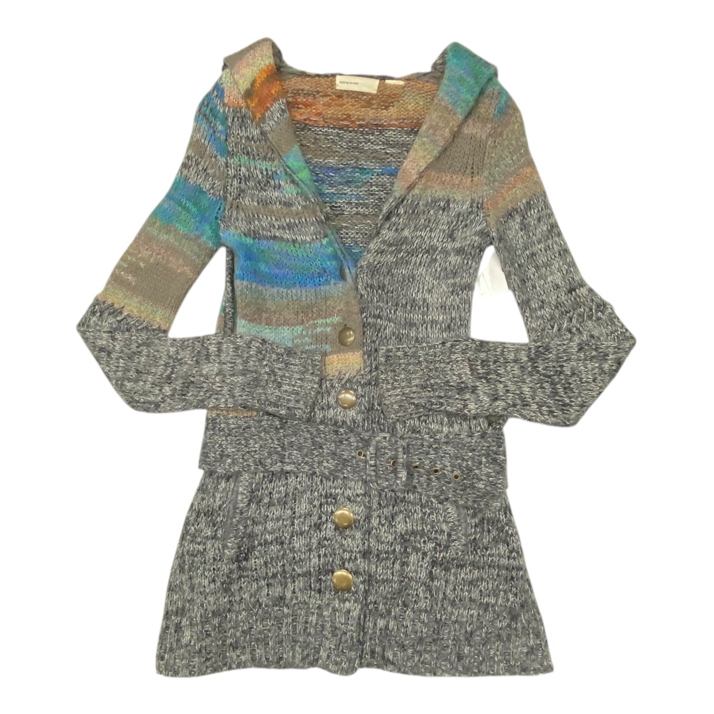 Sweater Cardigan By Sleeping On Snow In Multi, Size:Xs
