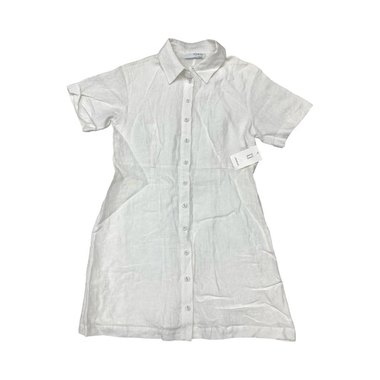 Dress Casual Midi By Cmc In White, Size:L