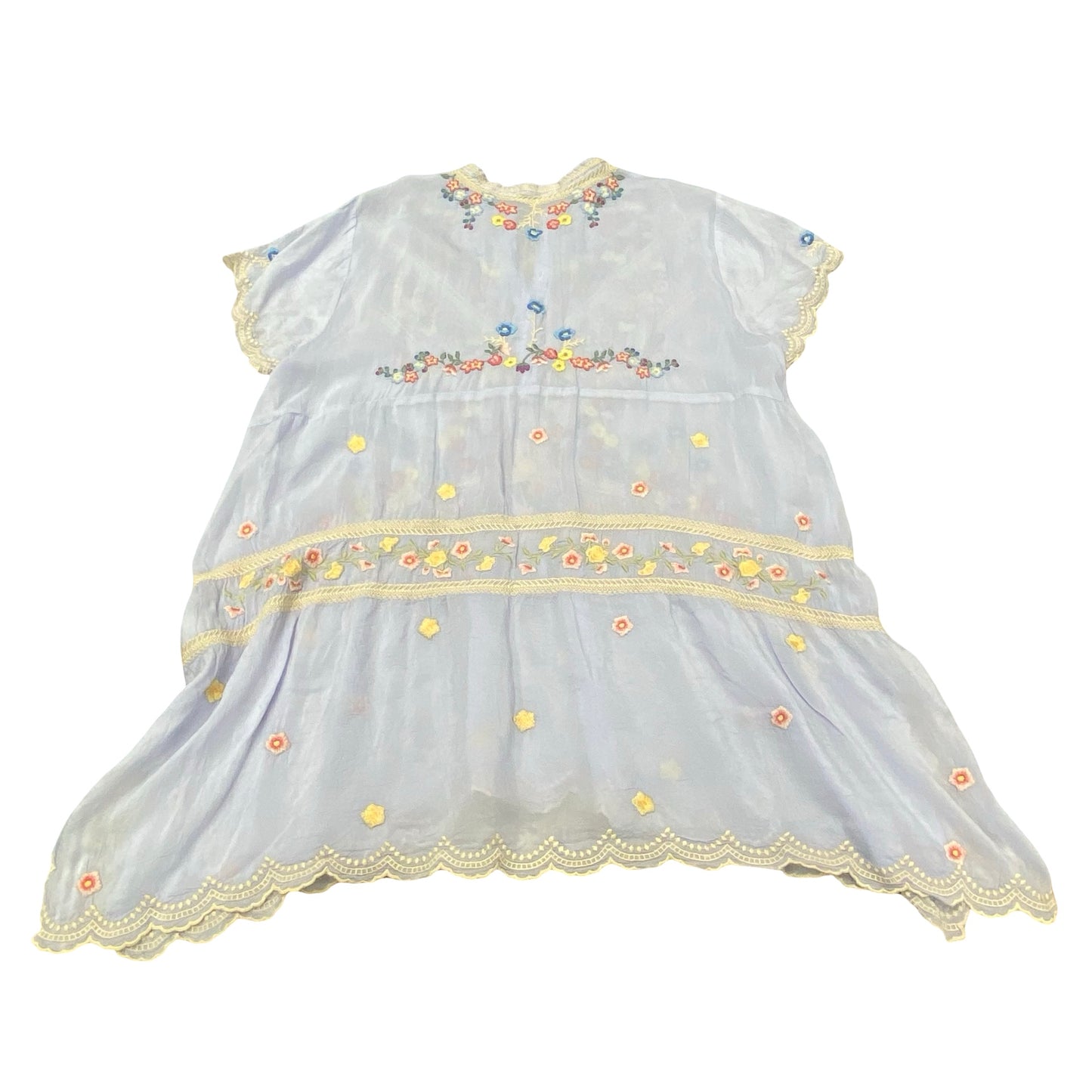 Top Ss Designer By Johnny Was In Purple, Size:L