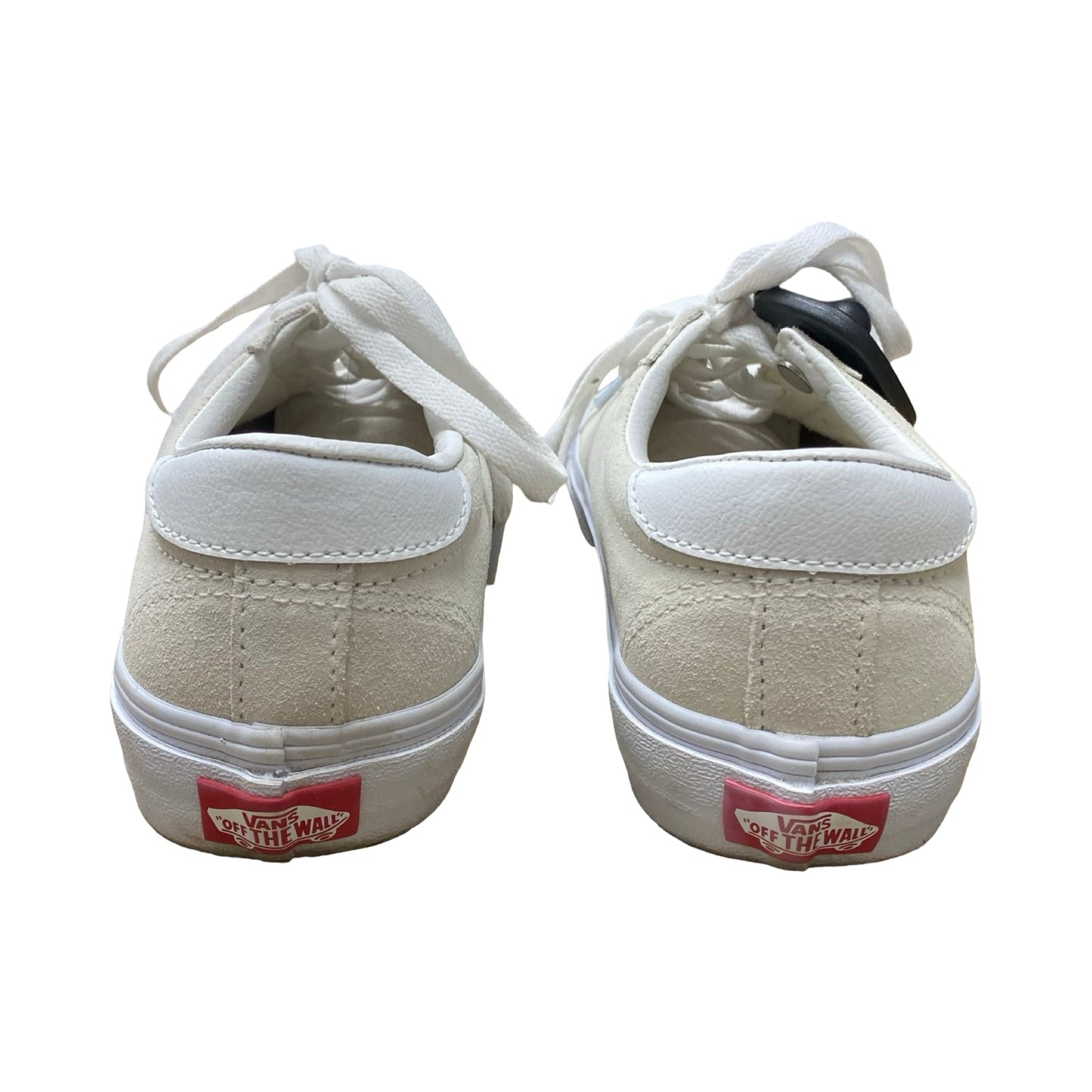 Shoes Sneakers By Vans In Cream & Red, Size:8.5