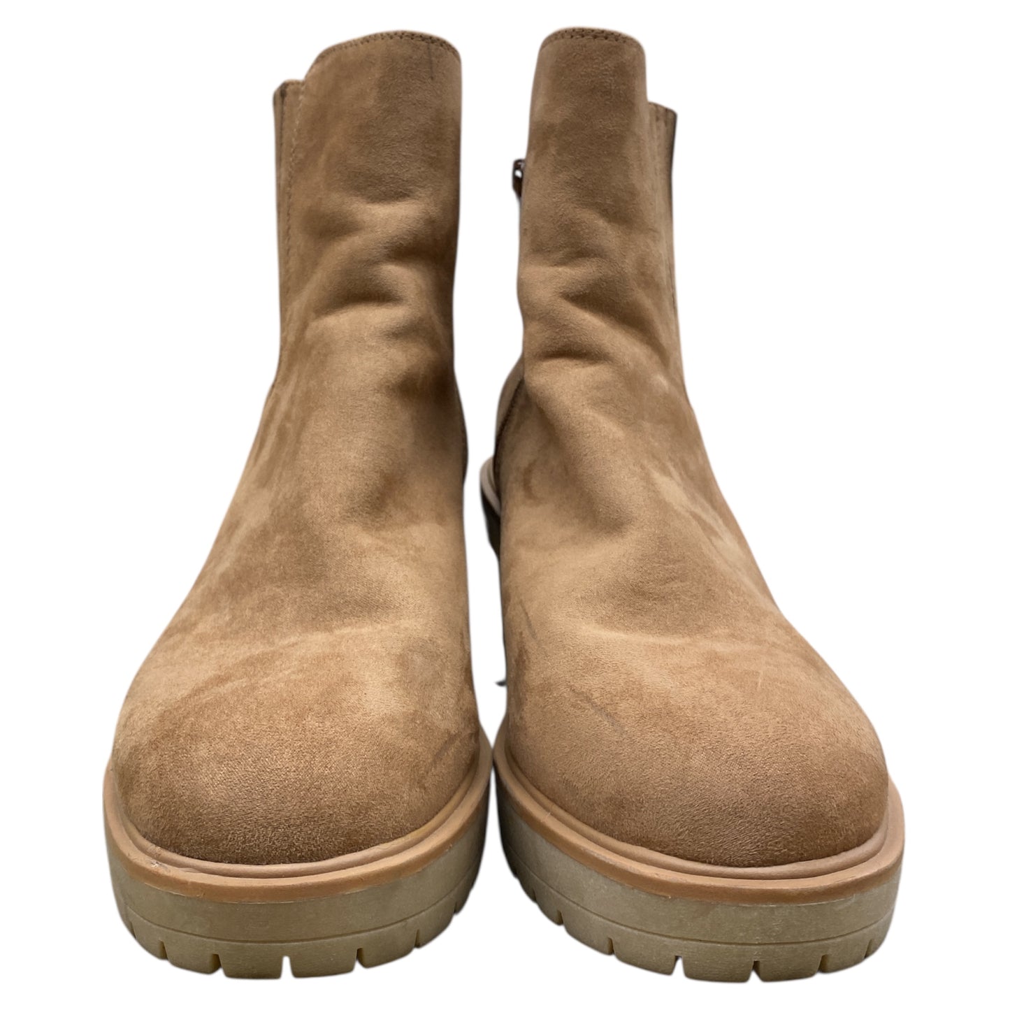 Boots Ankle Heels By Universal Thread In Brown, Size:9.5