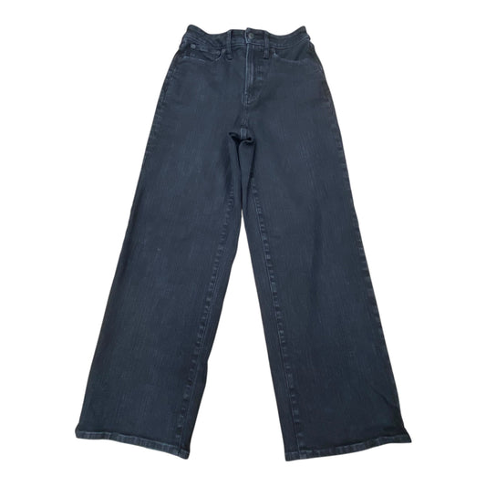 Jeans Wide Leg By Madewell In Black, Size:4