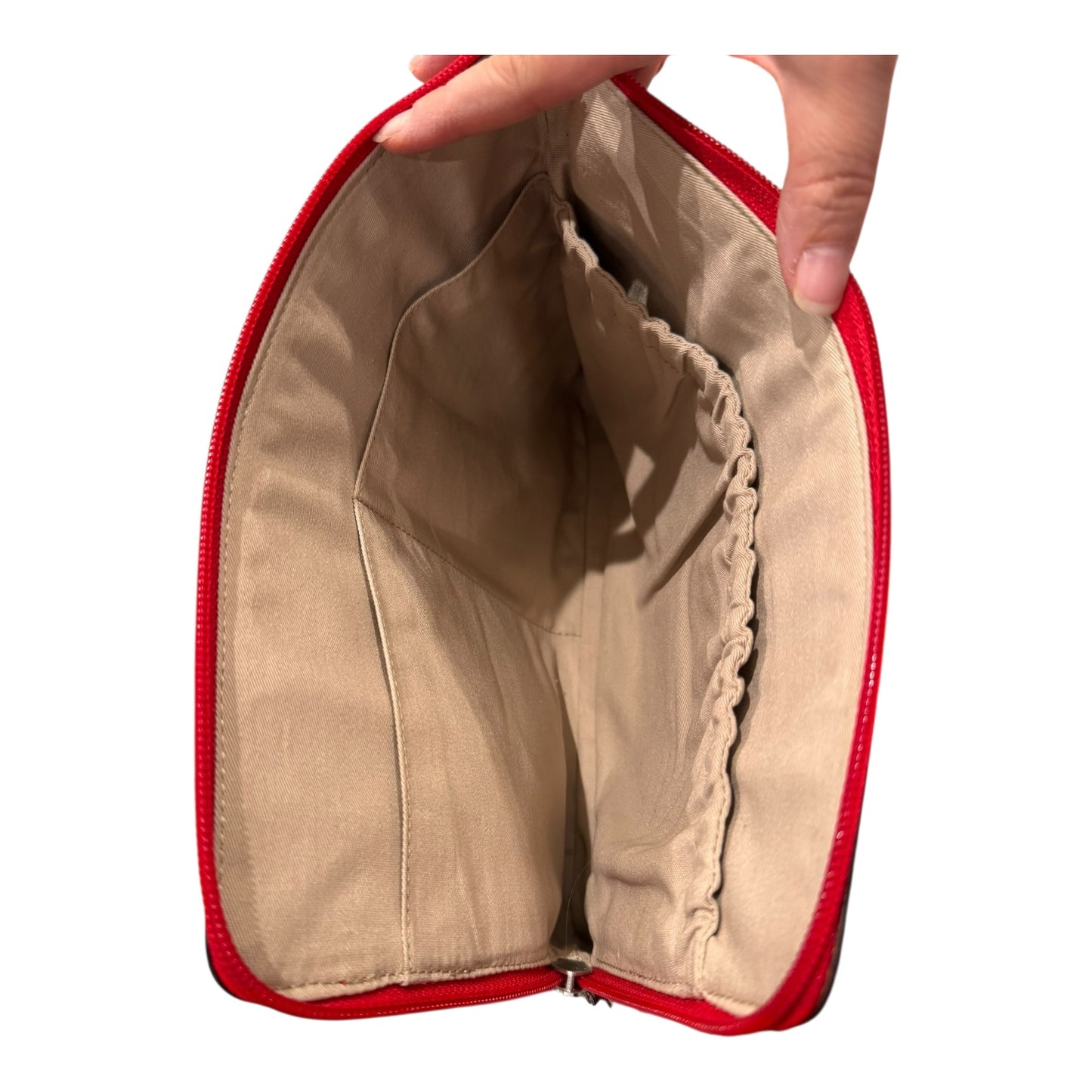 Clutch Designer By Coach In Red, Size:Large
