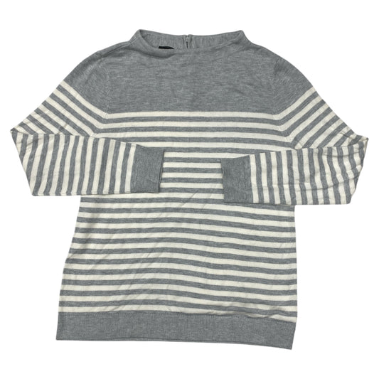 Sweater By Talbots In Cream & Grey, Size:L