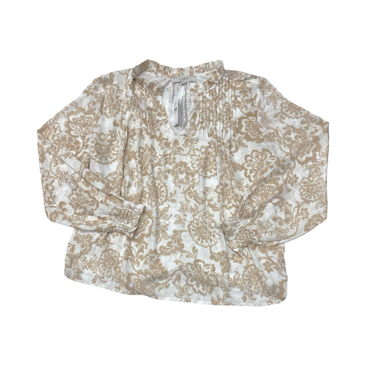 Top Ls By Loft In Floral Print, Size:L