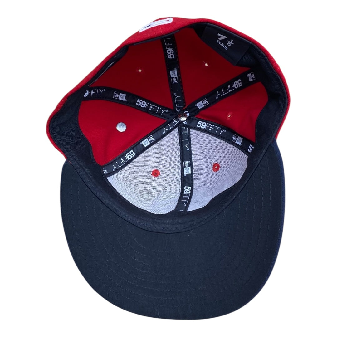 Hat Baseball Cap By   Cmc In Blue & Red