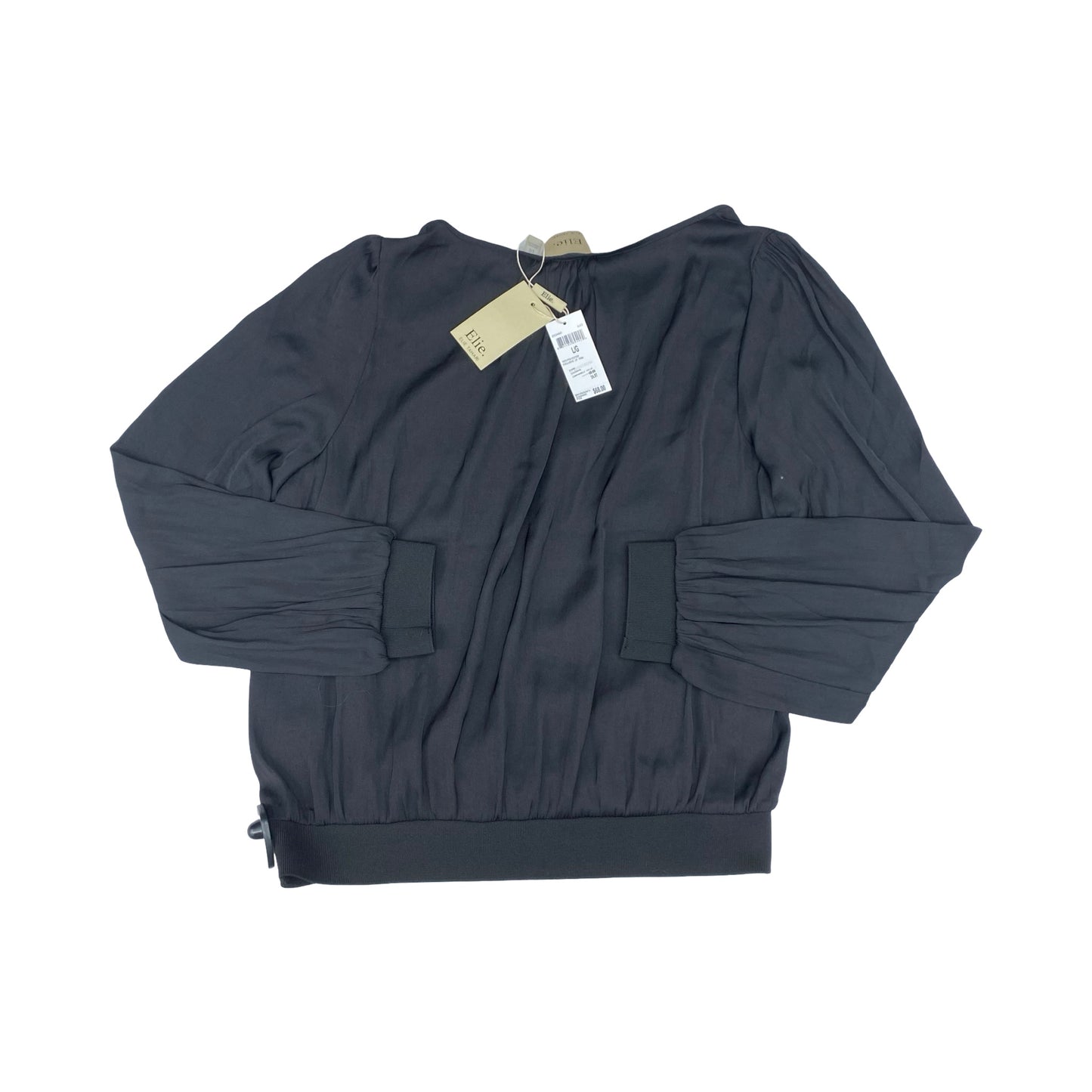 Top Ls By Elie Tahari In Black, Size:L