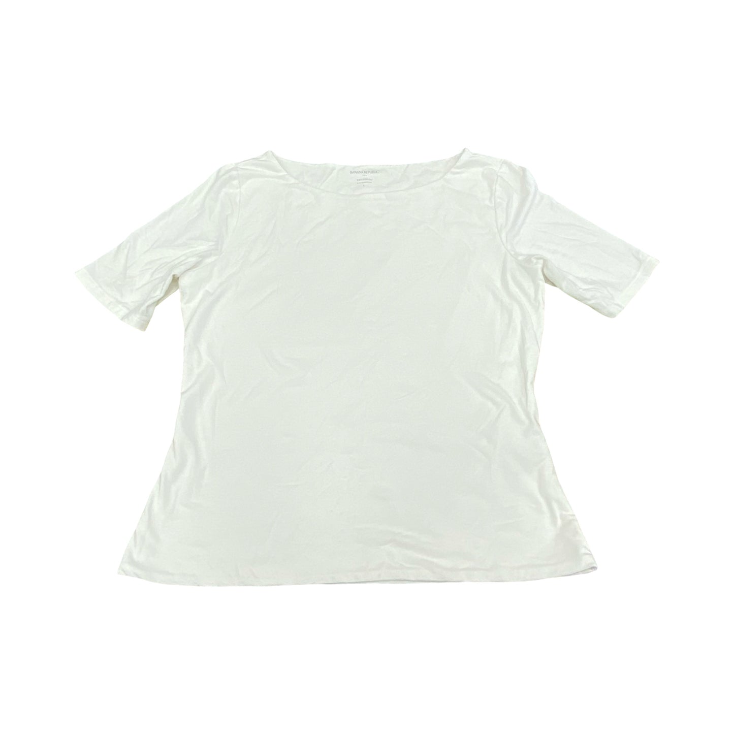 Top Ss By Banana Republic In White, Size:L