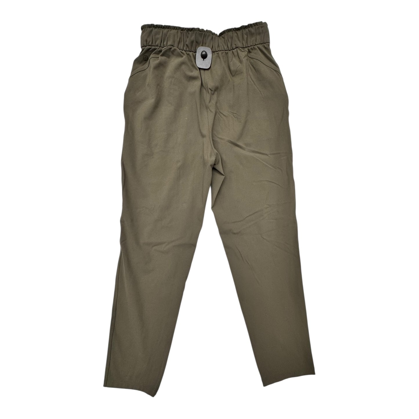 Athletic Pants Designer By Lululemon In Green, Size:6
