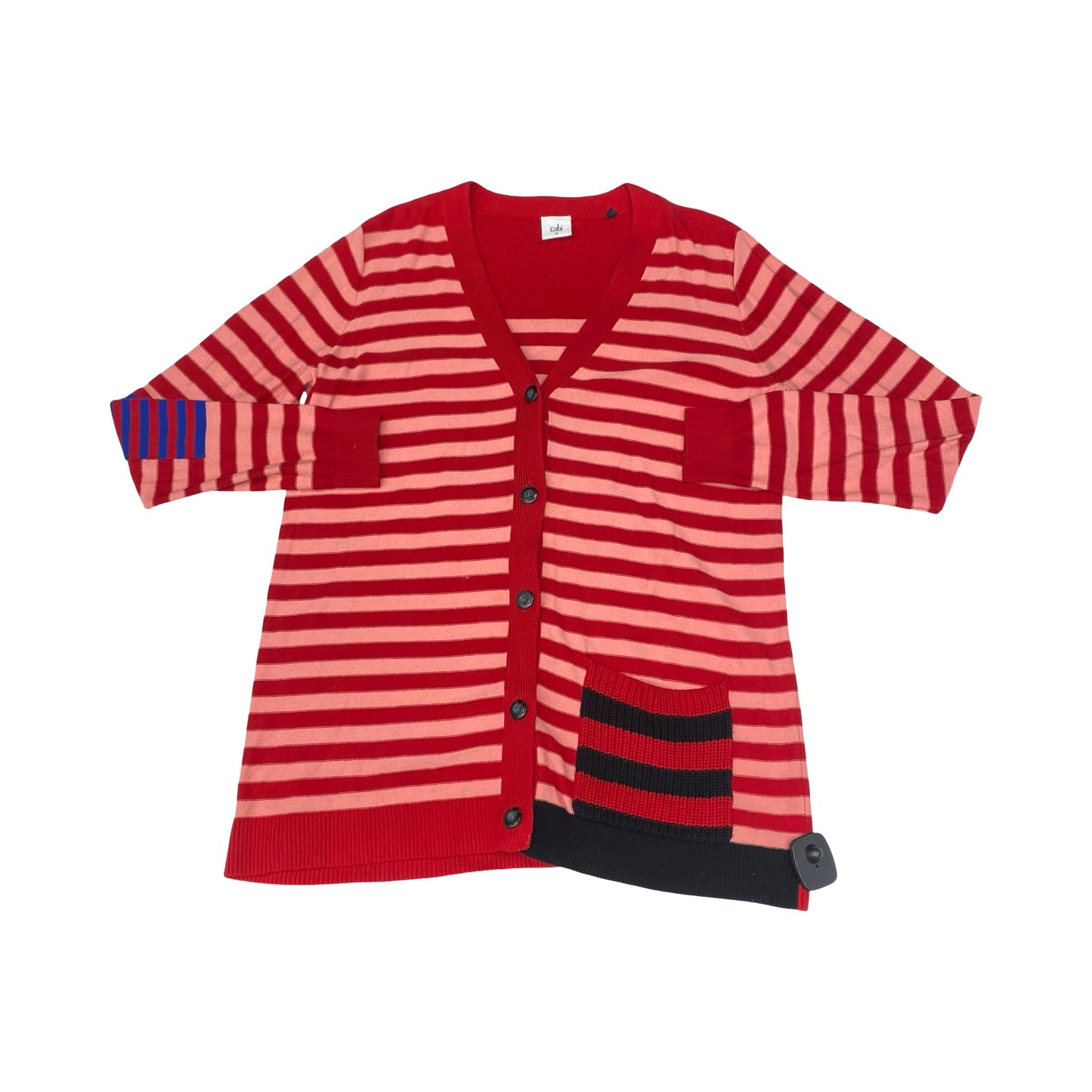 Sweater Cardigan By Cabi In Red, Size:M