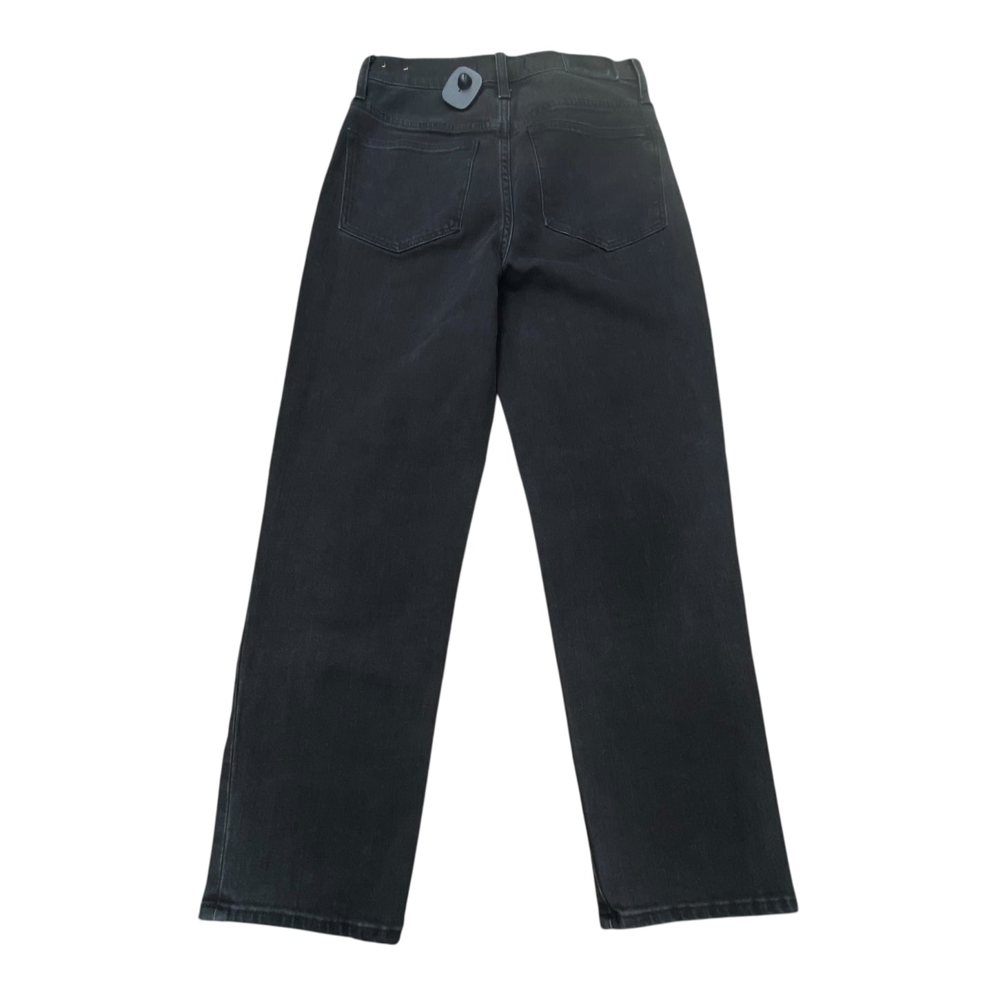 Jeans Straight By Madewell In Black Denim, Size:2