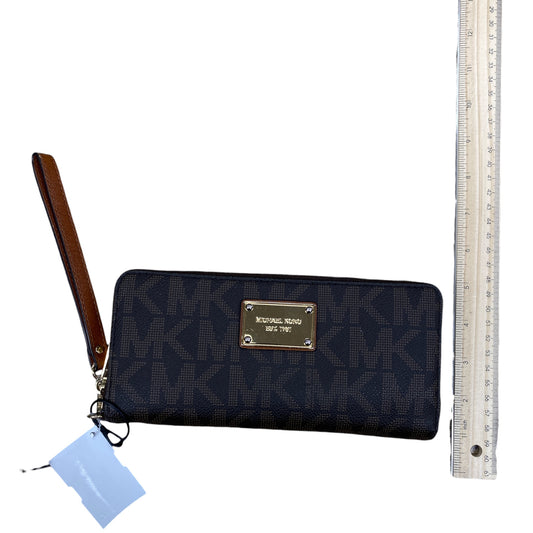 Wallet Designer By Michael Kors In Brown, Size:Large