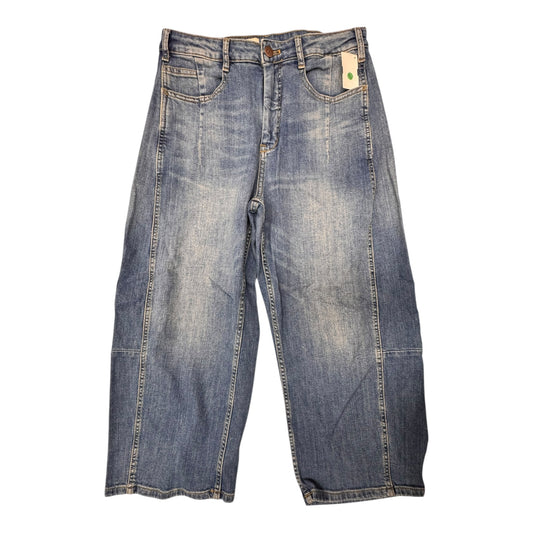 Jeans Wide Leg By Pilcro In Blue Denim, Size:8