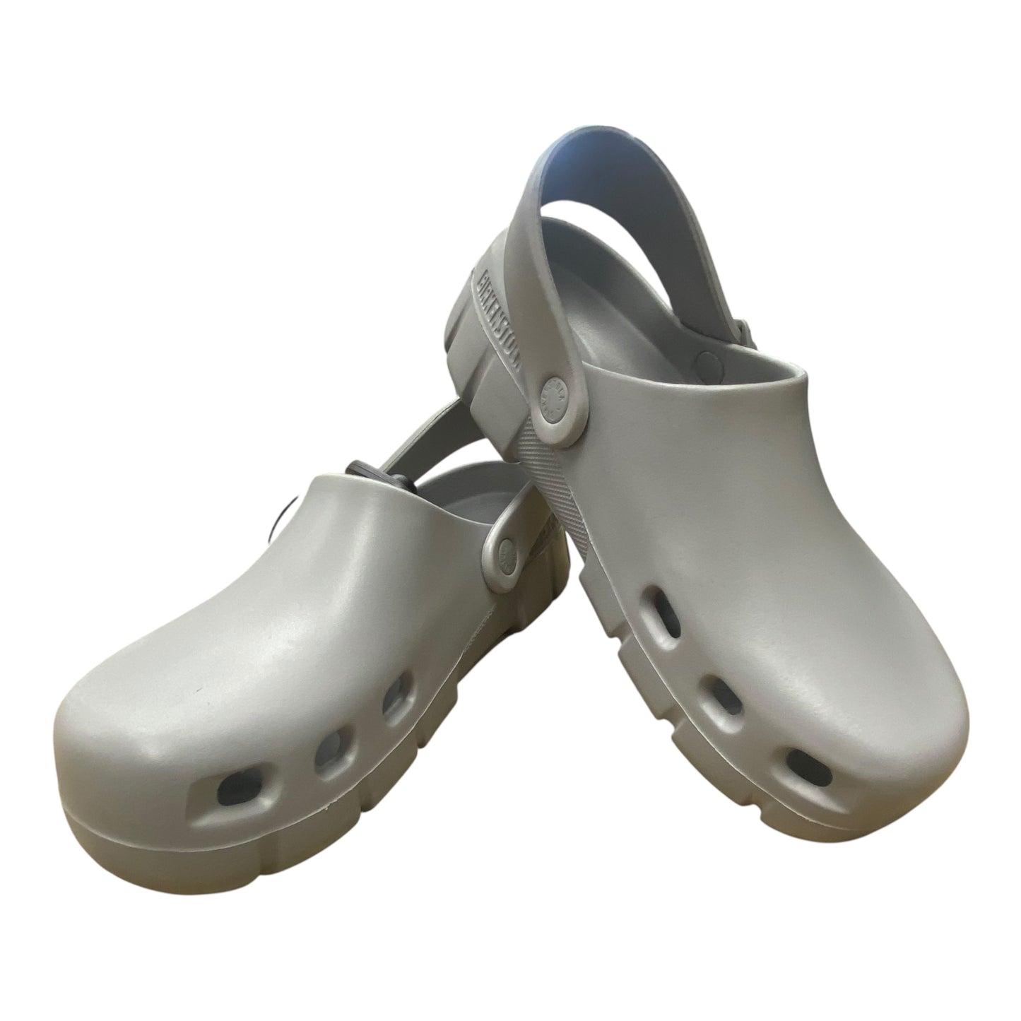 Shoes Flats By Birkenstock In Grey, Size:6
