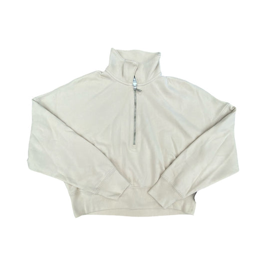 Sweatshirt Collar By Abercrombie And Fitch In Cream, Size:S