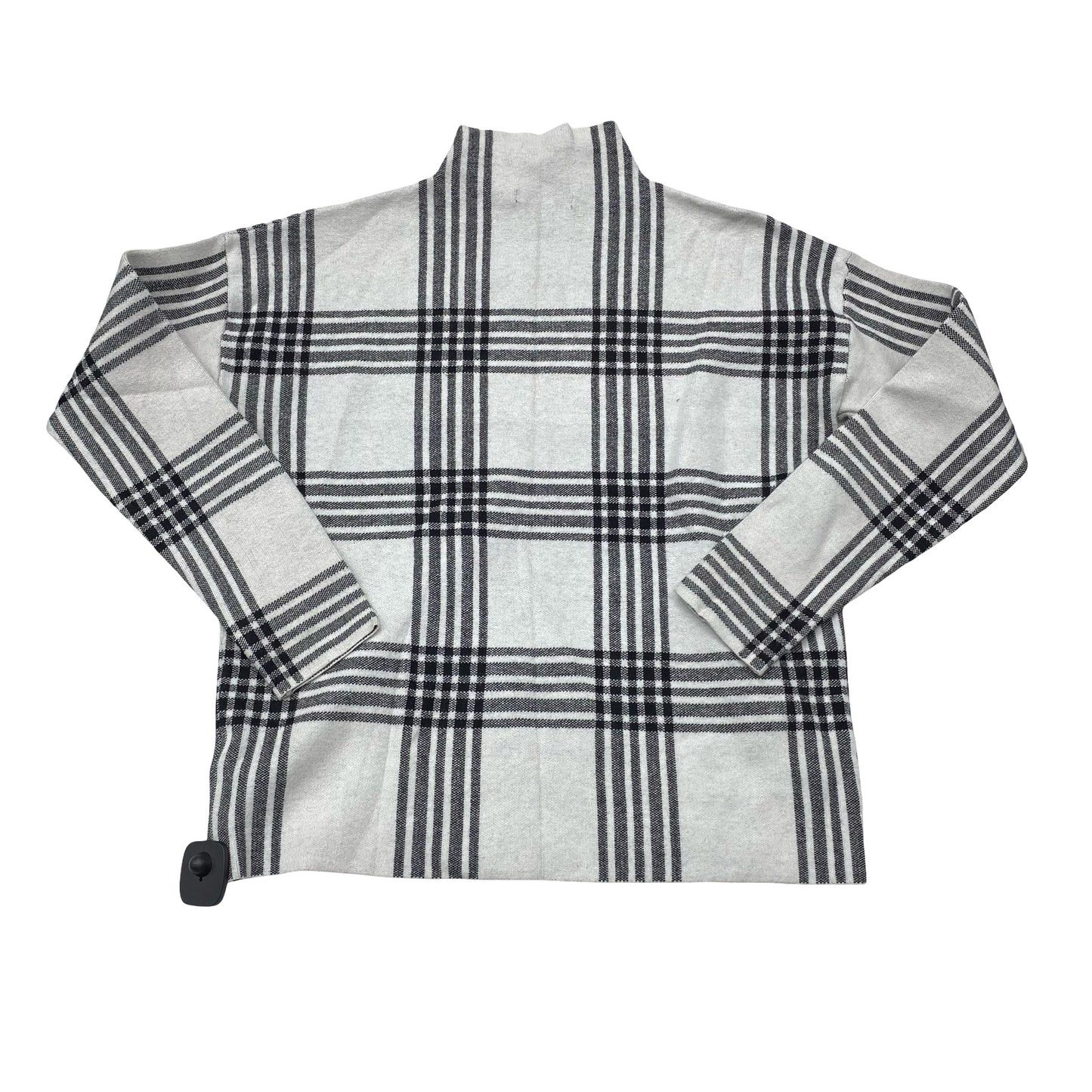 Sweater By Tahari In Plaid Pattern, Size:L