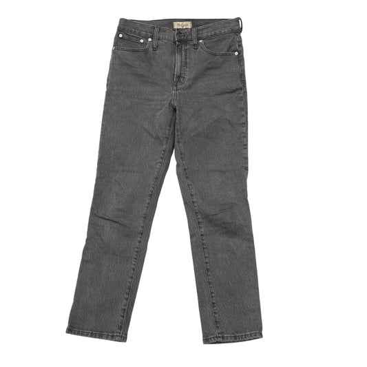 Jeans Straight By Madewell In Black Denim, Size:6