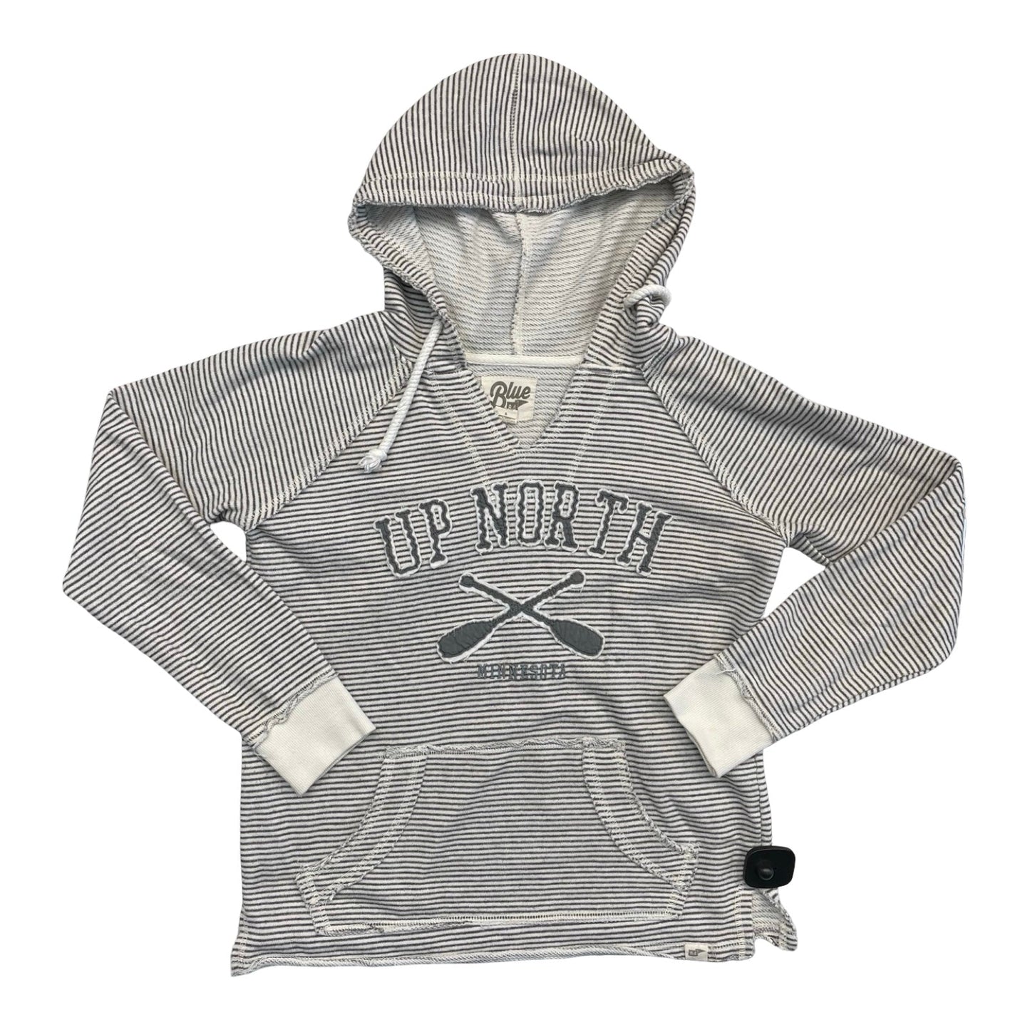 Sweatshirt Hoodie By Blue 84 In Striped Pattern, Size:S