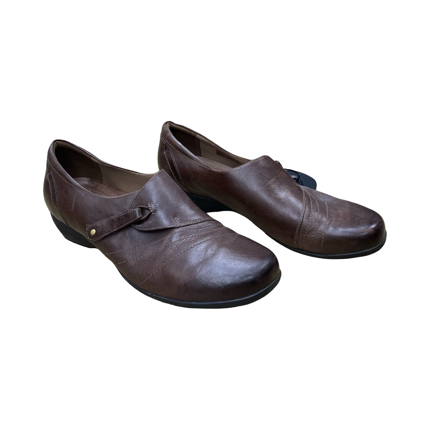Shoes Heels Block By Dansko In Brown, Size:10