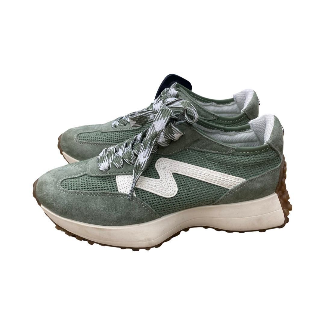 Shoes Sneakers By Steve Madden In Green, Size:6.5