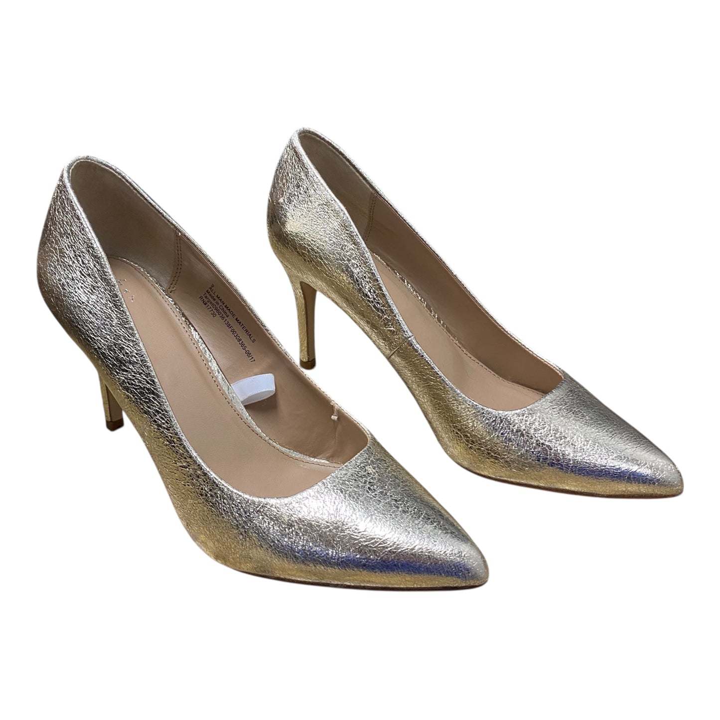 Shoes Heels Stiletto By A New Day In Gold, Size:9