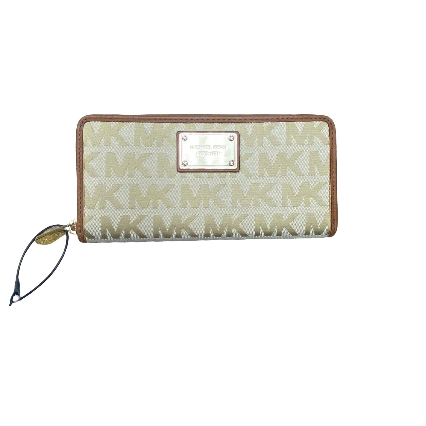 Wallet Designer By Michael Kors In Brown, Size:Large