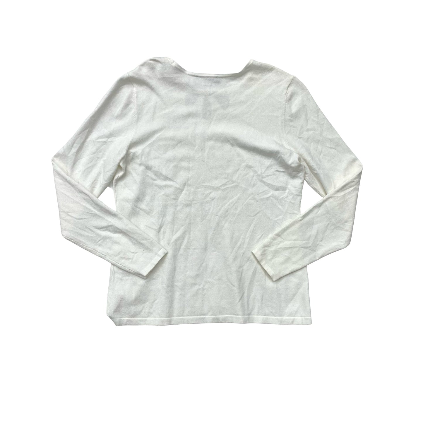 Sweater By Charlie B In White, Size:L