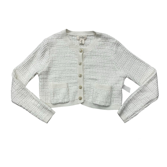 Sweater By Jessica Simpson In White, Size:M