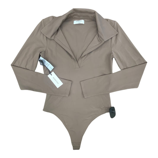 Bodysuit By Babaton In Brown, Size:S