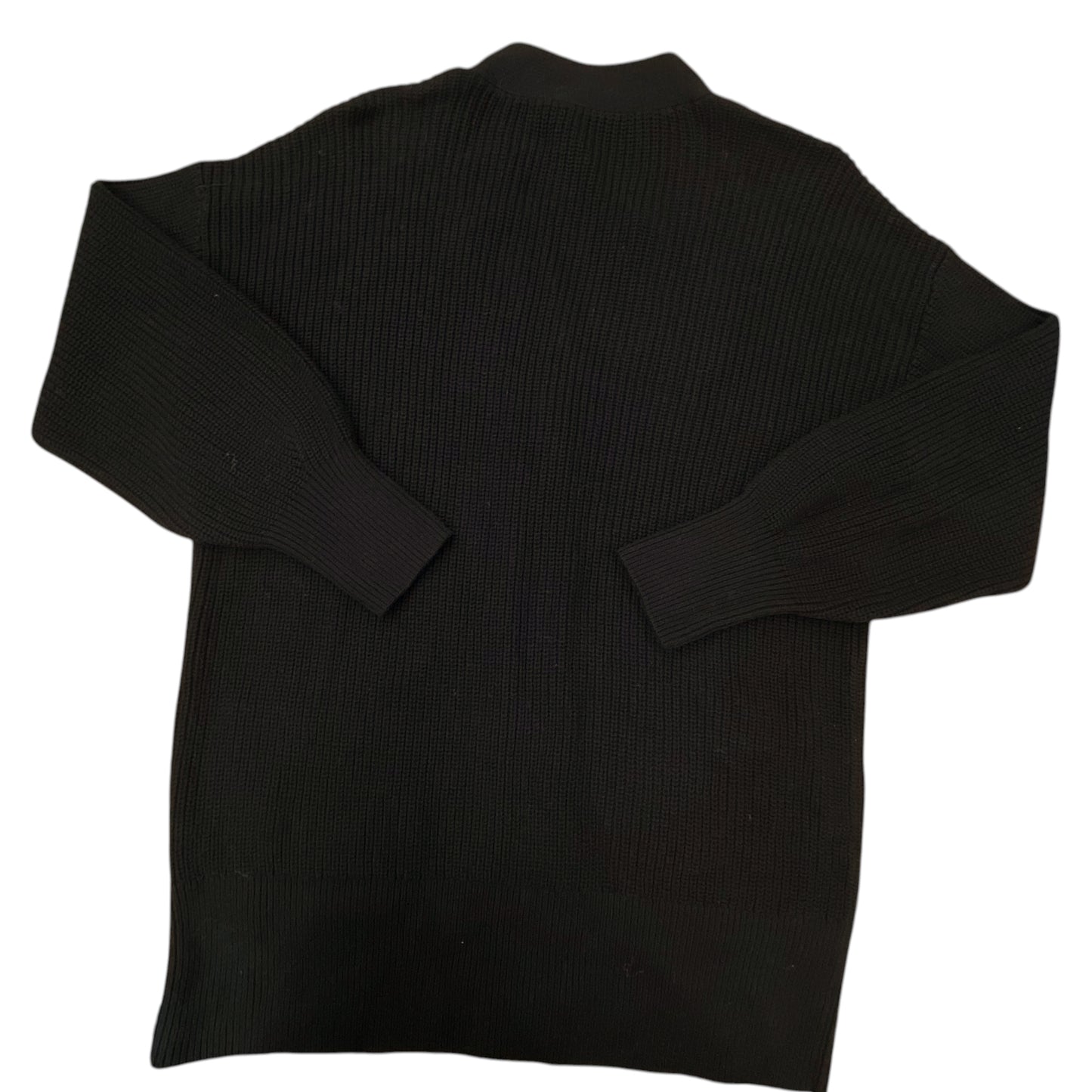 Sweater Cardigan By Loft In Black, Size:L