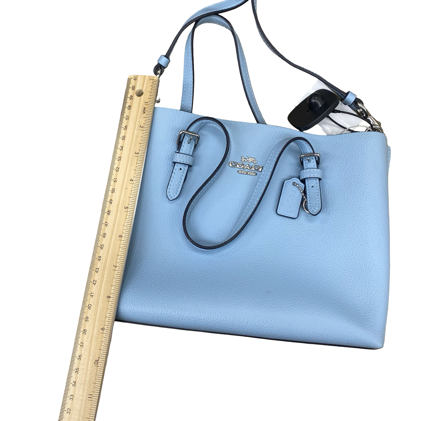 Handbag Designer By Coach In Blue, Size:Small