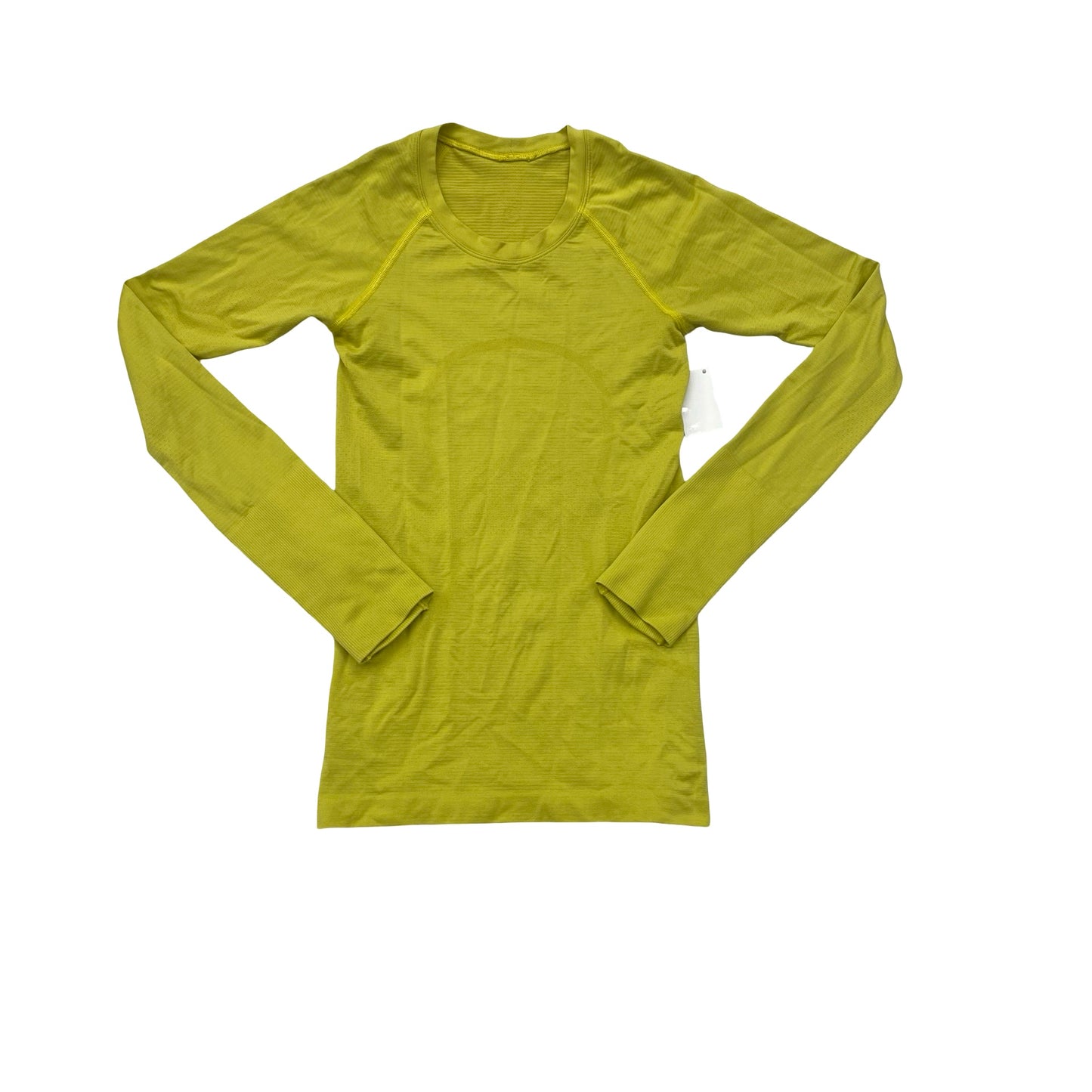 Athletic Top Ls Crewneck By Lululemon In Green, Size:2