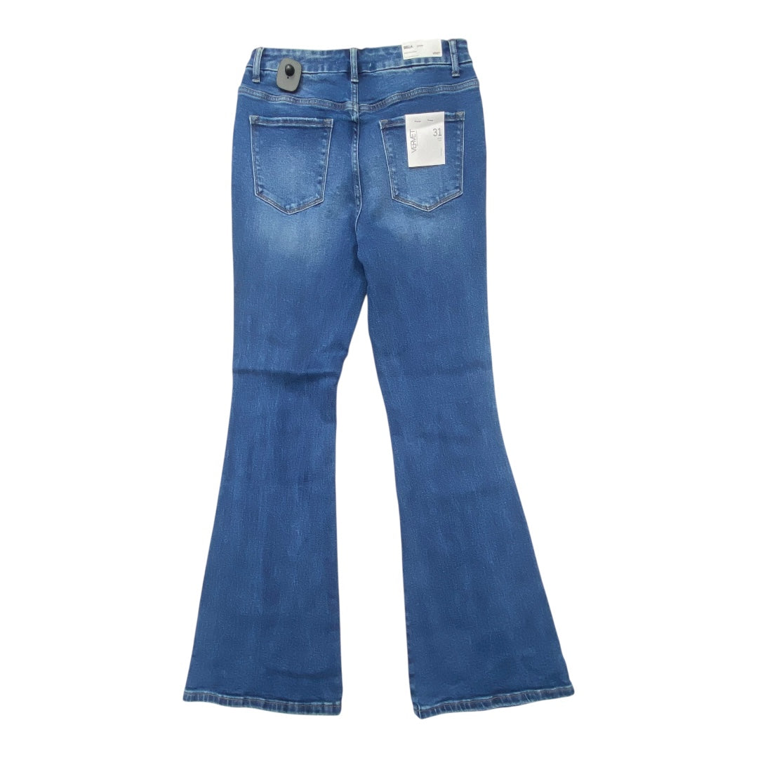 Jeans Flared By Vervet In Blue Denim, Size:12