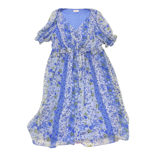 Dress Casual Maxi By Lc Lauren Conrad In Blue, Size:1X