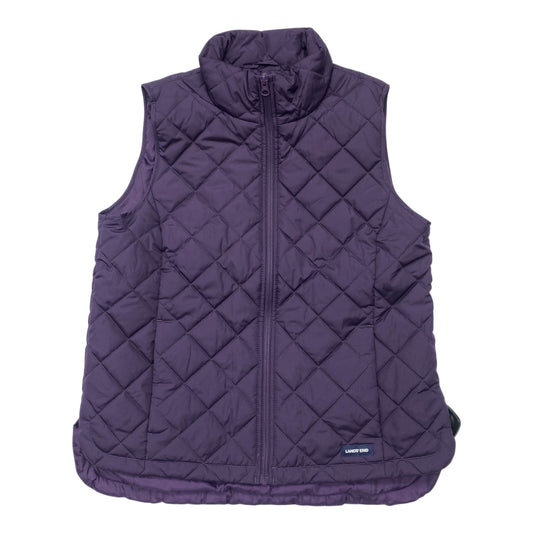 Vest Puffer & Quilted By Lands End In Purple, Size:Sp