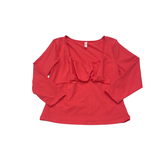 Top Ls By Athleta In Pink, Size:L