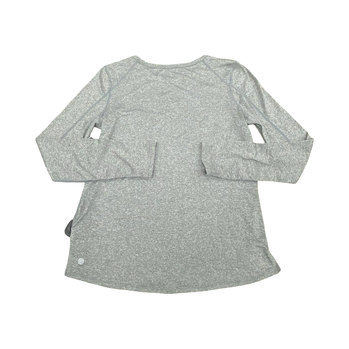 Athletic Top Ls Crewneck By Zella In Grey, Size:S