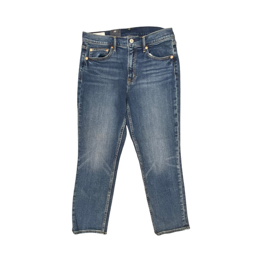 Jeans Straight By Gap In Blue Denim, Size:10