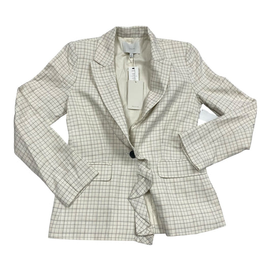 Blazer By Joie In Plaid Pattern, Size:S