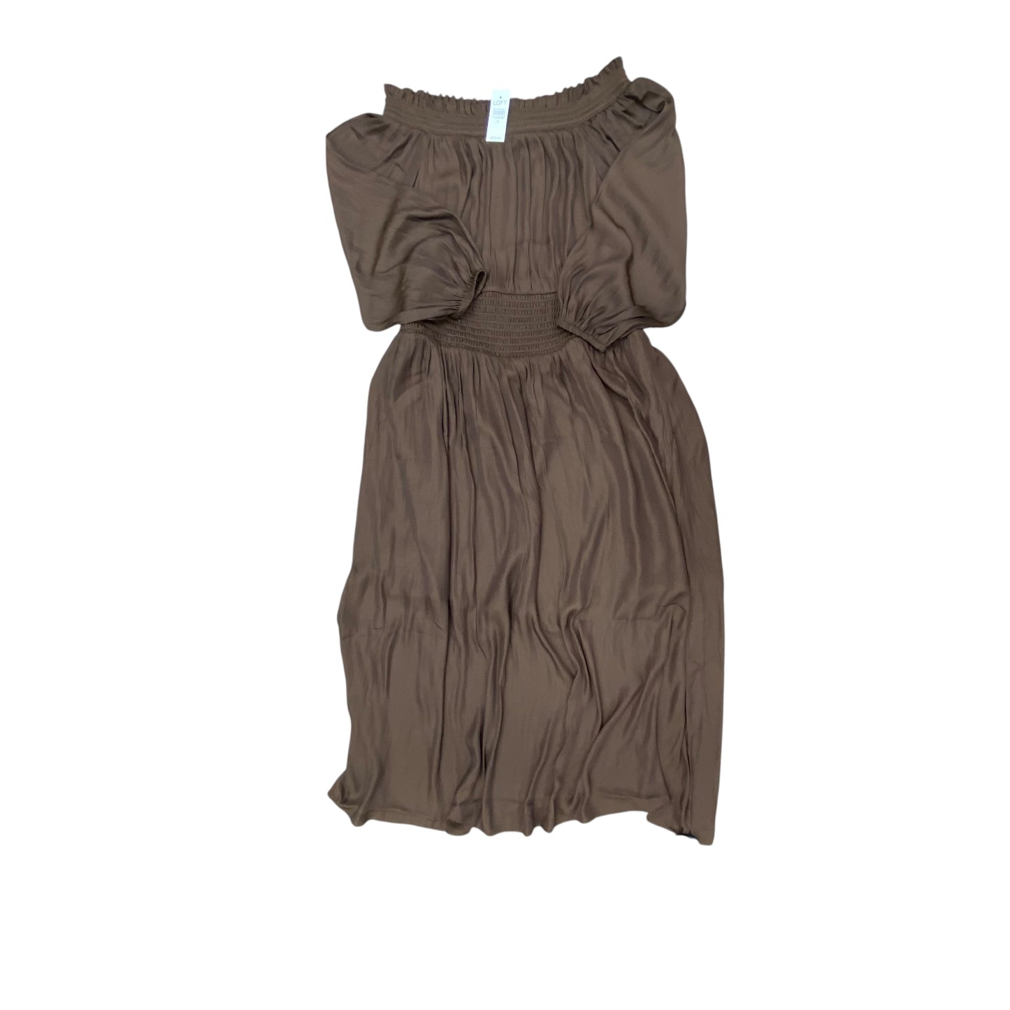 Dress Party Long By Loft In Brown, Size:S