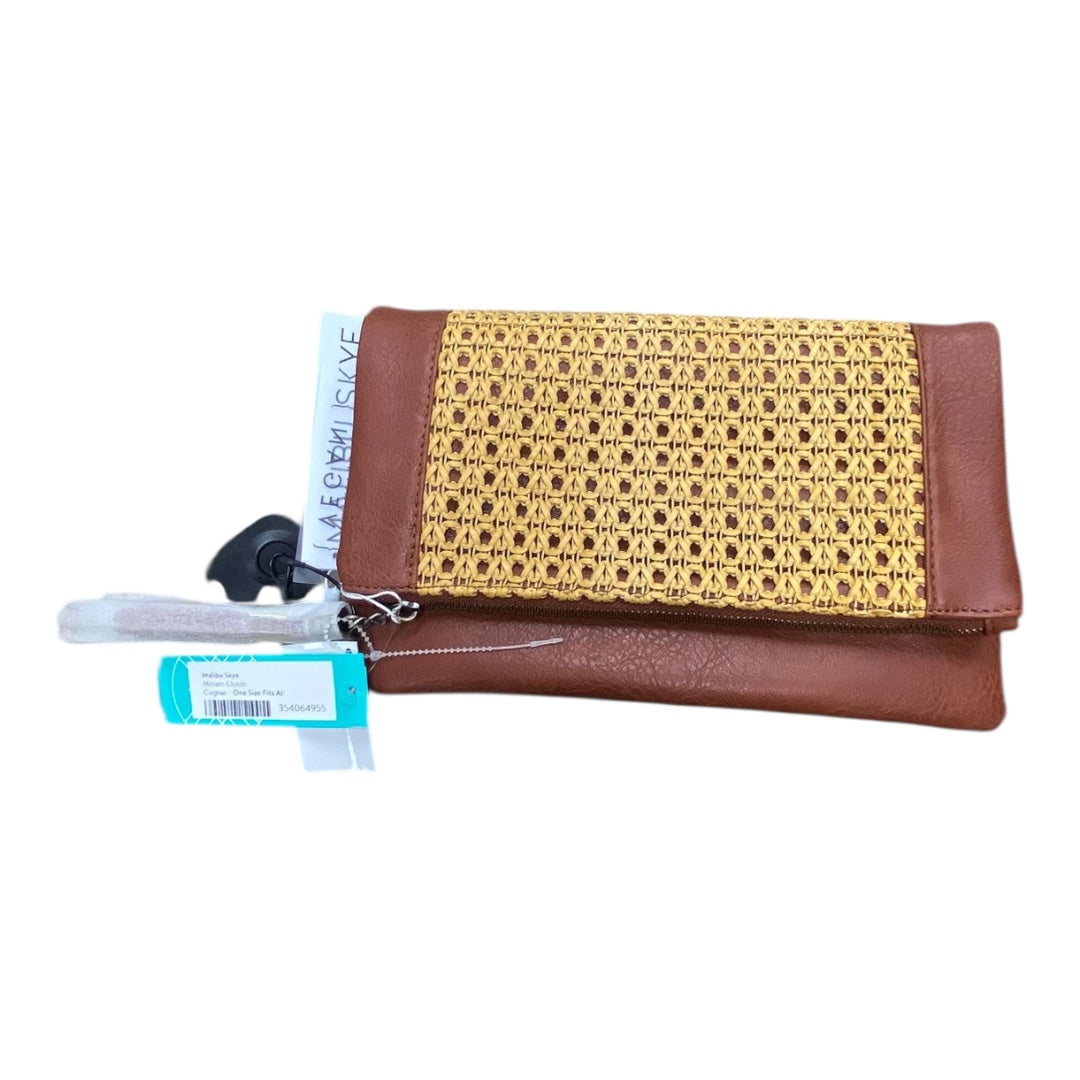 Clutch By Cmc In Brown & Tan, Size:Medium