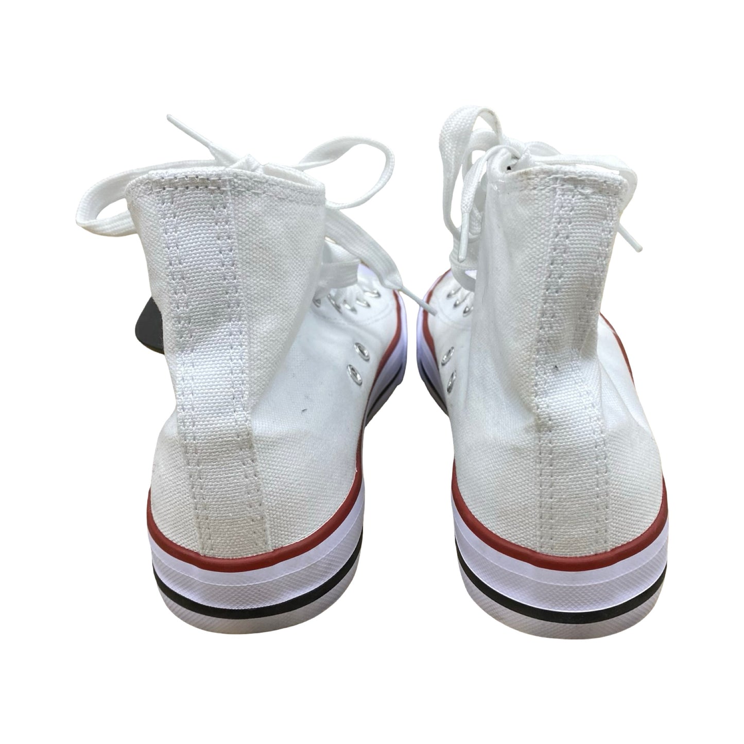 Shoes Sneakers By Clothes Mentor In White, Size:7