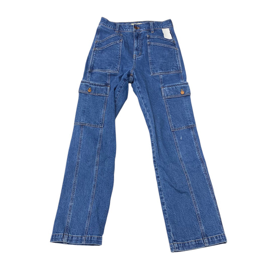 Jeans Straight By Madewell In Blue Denim, Size:2
