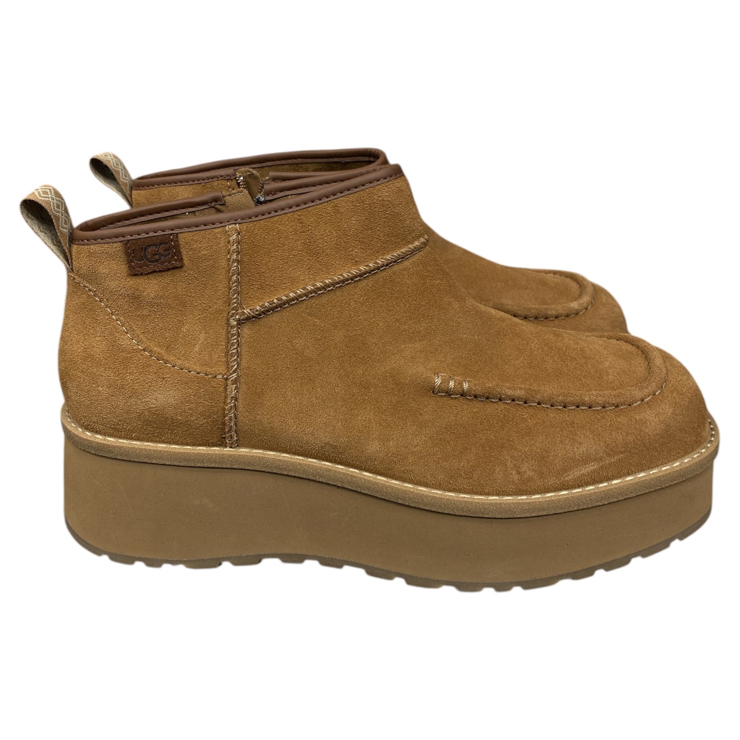 Boots Designer By Ugg In Brown, Size:10