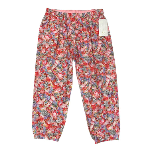 Athletic Pants By Lululemon In Floral Print, Size:12