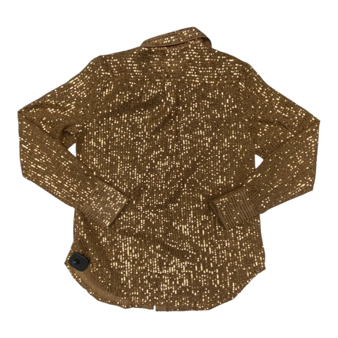 Top Ls By Anthropologie In Gold, Size:S