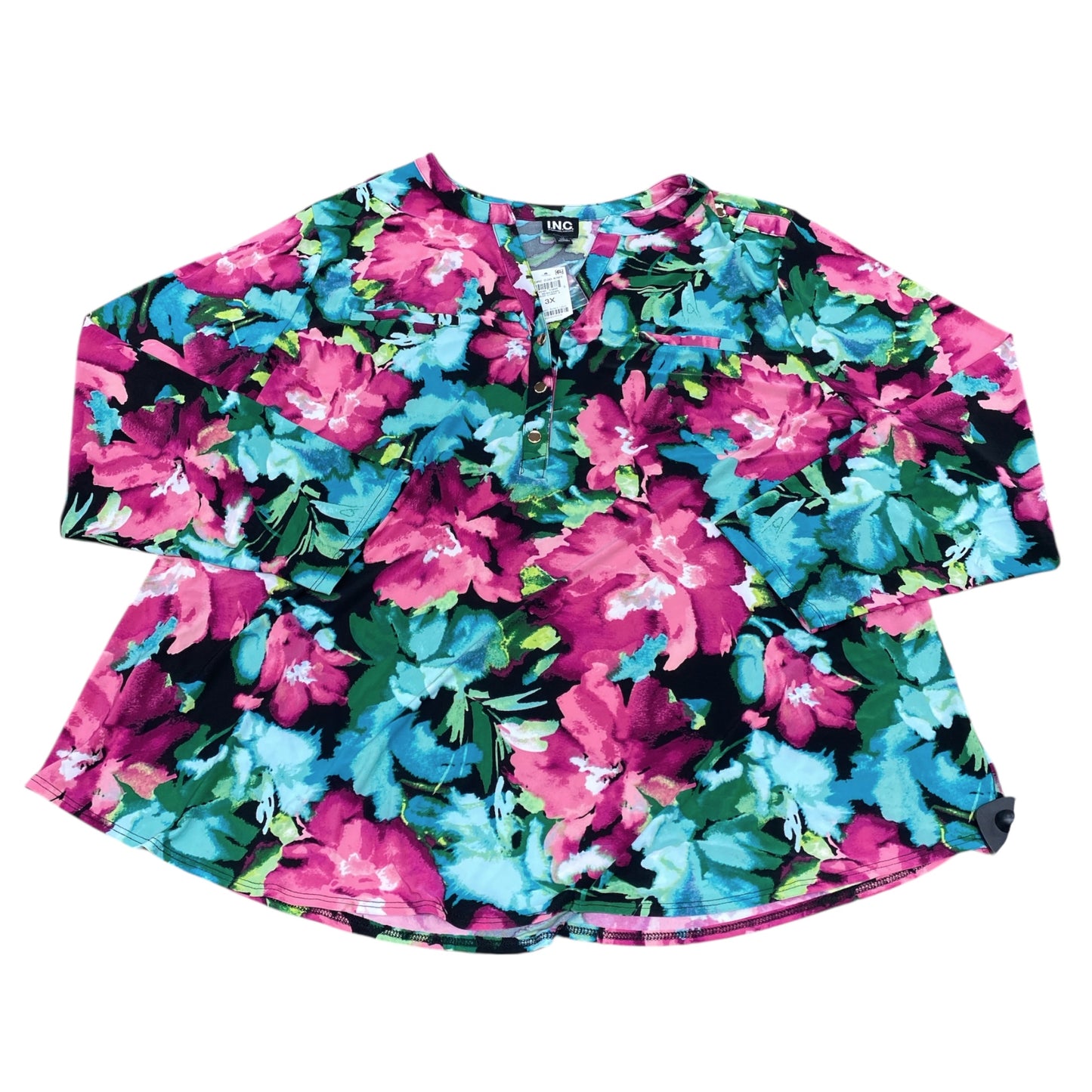 Top Ls By Inc In Multi, Size:3X