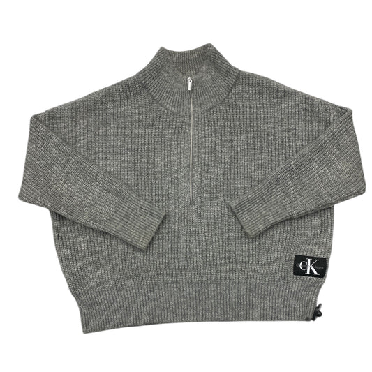 Sweater By Calvin Klein In Grey, Size:Xl
